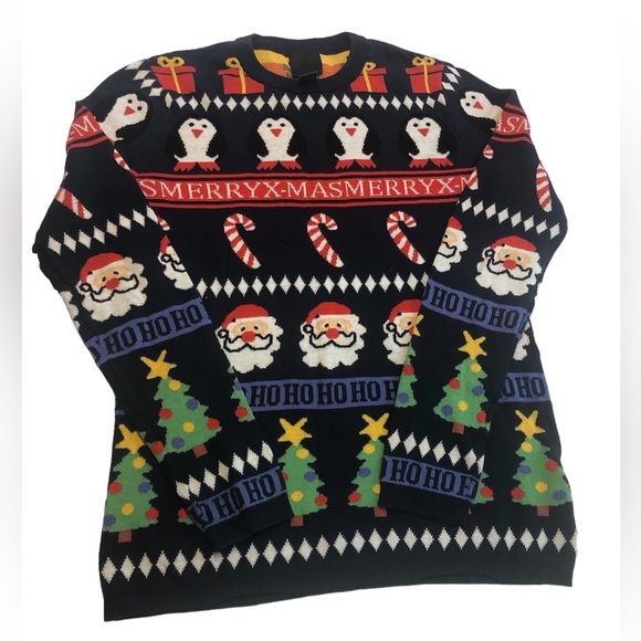 H&M Sweaters - H&M Cotton Christmas Sweater Crew Neck Pull Over Soft Fun Christmas in July!